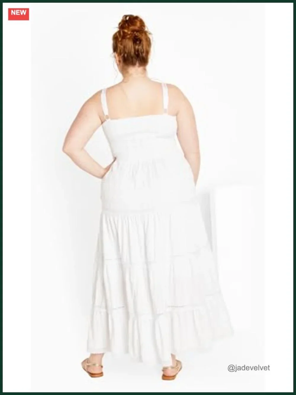 Plus Size Black Maxi Dress with Crochet Details - City Chic Dakota